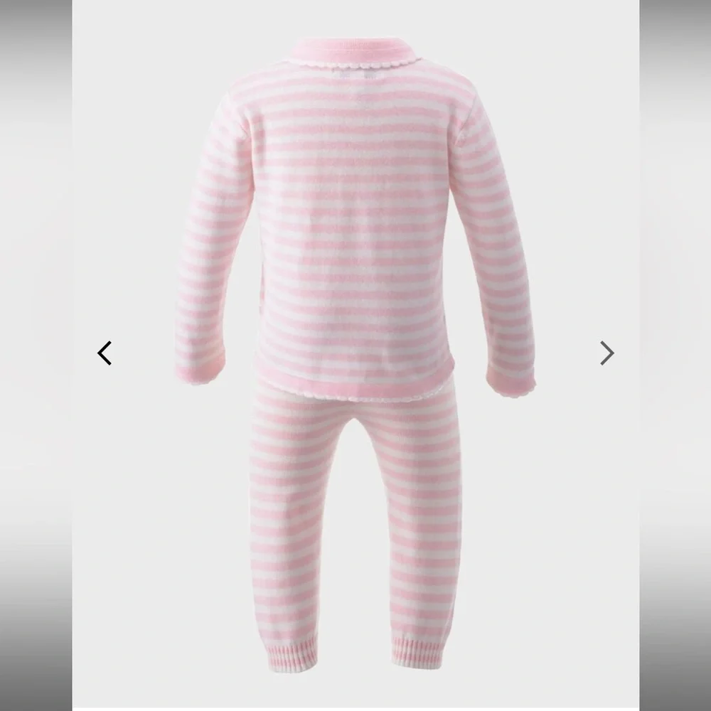 Rachel Riley Pink Stripe Set - Picture 4 of 4
